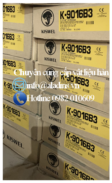 Que Hàn K-9016B3 Chính Hãng – Giải Pháp Hàn Thép Chịu Nhiệt Cr-Mo Hiệu Quả